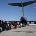 Large numbers of Afghans fled the country when Western forces withdrew and the Taliban took over Kabul in 2021 (Picture:  Master Sgt Donald Allen/US Air Forces Europe-Africa)