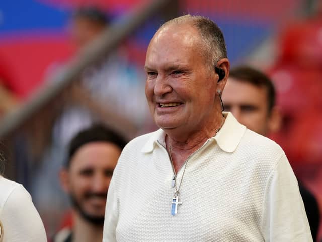 Former England player Paul Gascoigne played for Rangers in the 1990s