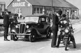 Roadblocks were set up across the UK during the Second World War (Picture: Chris Ware/Keystone)