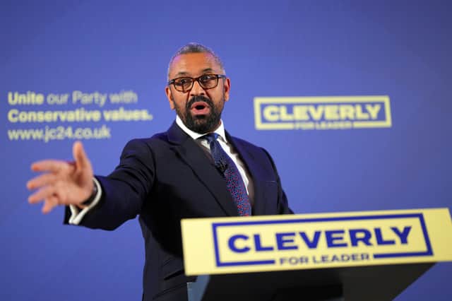 James Cleverly failed in his bid to become party leader but is now back on the Conservative front bench (Picture: Carl Court)
