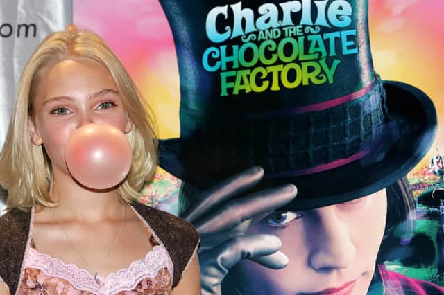 Actress AnnaSophia Robb, who played Violet Beauregarde in the 2005 movie of Charlie and the Chocolate Factory, somehow managed to remain unafraid of chewing gum (Picture: Paul Hawthorne)