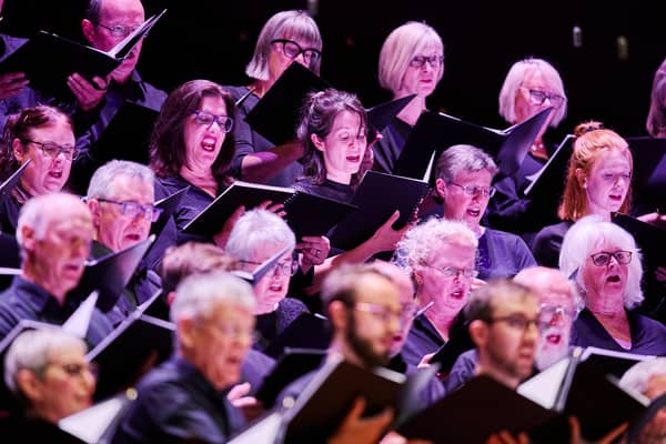 Members of the Edinburgh Festival Chorus are among the 250 performers at this year's EIF opening concert.
