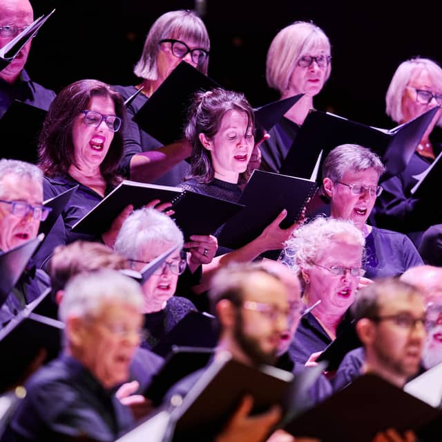 Members of the Edinburgh Festival Chorus are among the 250 performers at this year's EIF opening concert.