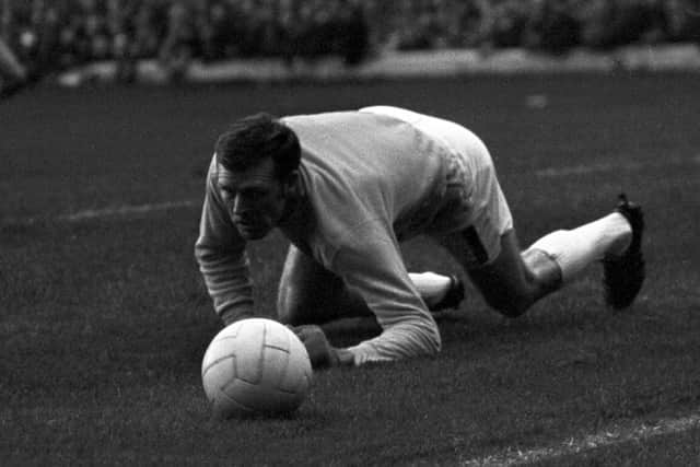 John Fallon in action for Celtic during the 1969 League Cup final victory over St Johnstone at Hampden.