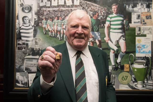 Lisbon Lion John Fallon was reunited with his European Cup medal in 2019.