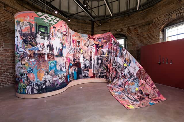 Installation view of the Mercedes Azpilicueta exhibition at Collective, Edinburgh