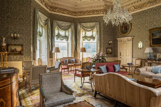 One of Hartwell House's four drawing rooms