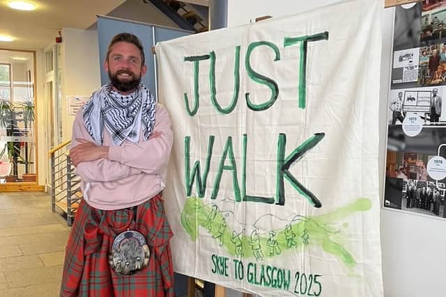 David Lees or Grassroots Global which is behind the Just Walk event