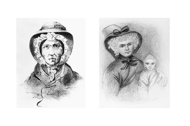 Mrs Burke and Mrs Hare - aka Helen McDougal and Margaret Laird