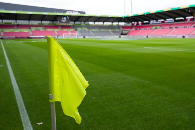 FC Midtjylland host Hibs at the MCH Arena in the first leg of the Europa League second qualifying round. (Photo by Claus Fisker / SNS Group)