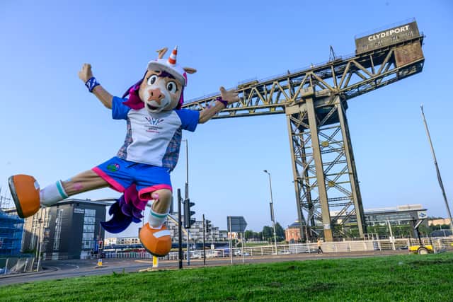 The mascot Finnie was revealed on Wednesday.