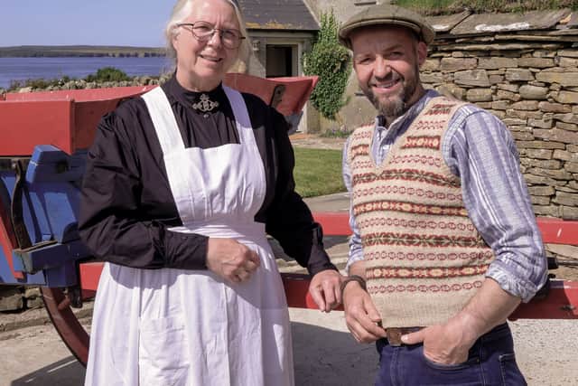Jackie Sinclair and Dave Walker who have been restoring the home for the last two years
