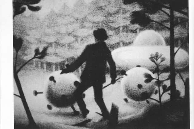 An artist's impression of the Dechmont Woods incident