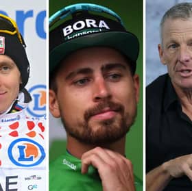 Three of the world's wealthiest cyclists.