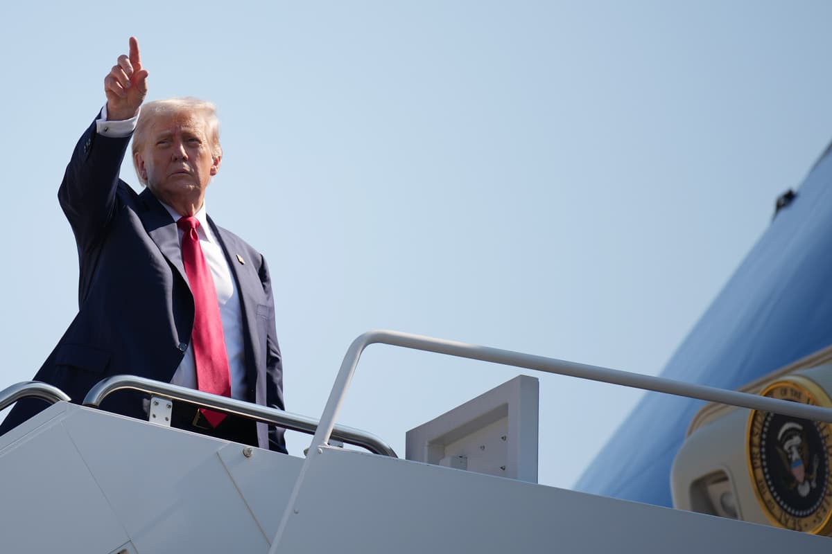 Donald Trump in Schottland LIVE: Präsident auf dem Weg von Washington zu ...