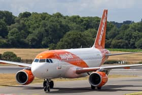 The flight arrived at Glasgow Airport at around 8.20am on Sunday morning 