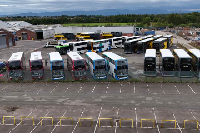 The Alexander Dennis site at Camelon near Falkirk is at risk of closure (Picture: Andrew Milligan)