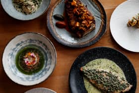 Some of the new dishes at the Pompadour restaurant
