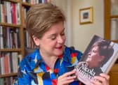 Nicola Sturgeon unveils her book, Frankly