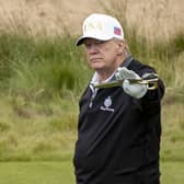 Donald Trump officially opened a new course at his Aberdeenshire resort on Tuesday. Picture: Lisa Ferguson
