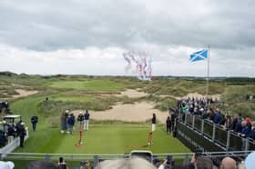 Fireworks helped celebrate the opening of the new course in Balmedie. 