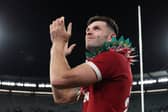 Blair Kinghorn celebrates the British & Irish Lions' victory over Australia in the second Test of the series in Melbourne. 