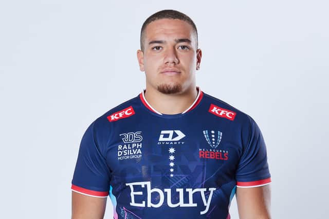 Ottavio Tuipulotu is set to join brother Sione at Glasgow Warriors. (Photo by Kim Landy/Getty Images for Super Rugby)