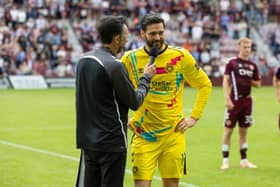 Hearts goalkeeper Craig Gordon says his teammates are confident of success ahead of the season opener vs Aberdeen. Cr: SNS Group.
