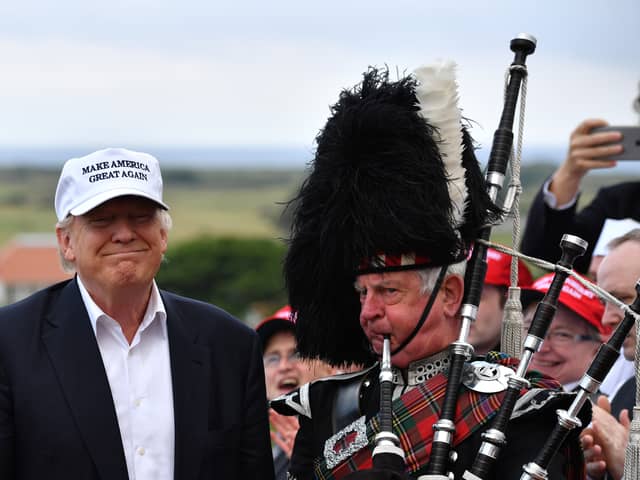 Will Donald Trump's next big job be trying to 'Make Scotland Great Again'? (Picture: Jeff J Mitchell)