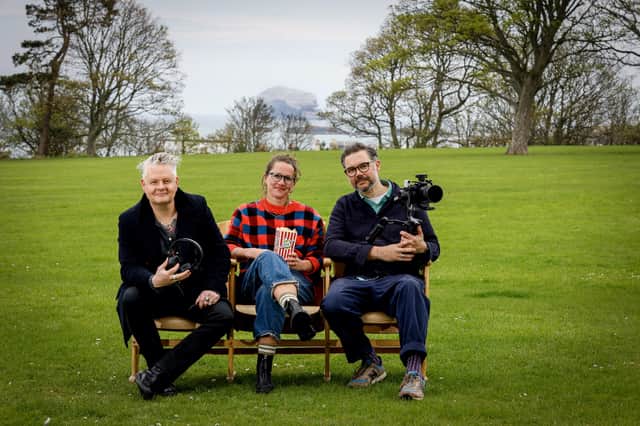 The team behind Fringe by the Sea's Wavelength strand: Vic Galloway, Jackie Shuttleworth and Lewis Gourlay