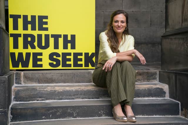Edinburgh International Festival director Nicola Benedetti ahead of the world premiere play Make It Happen, at the Edinburgh Festival Theatre. Picture: Jane Barlow/PA Wire