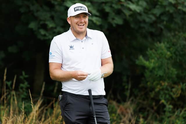 Daniel Young during day one of the Farmfoods Scottish Challenge supported by The R&A at Schloss Roxburghe near Kelso
