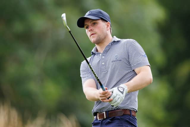 Two-time Tartan Pro Tour winner this year Rory Franssen pictured during the first round at Schloss Roxburghe