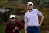 Chris Robb, pictured with  Ewen Ferguson during a practice round for the Dormy Open in Sweden in 2021, has been picked for next week’s Men’s Home Internationals after being reinstated as an amateur 