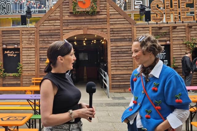 Arts and culture correspondent Jane Bradley interviews producer Francesca Moody at the launch of her new Shedinburgh venue.