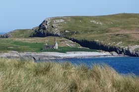 The potential Viking site lies close to a chapel ruin on Nave Island, Islay. PIC:  geograph.org/Rob Farrow.