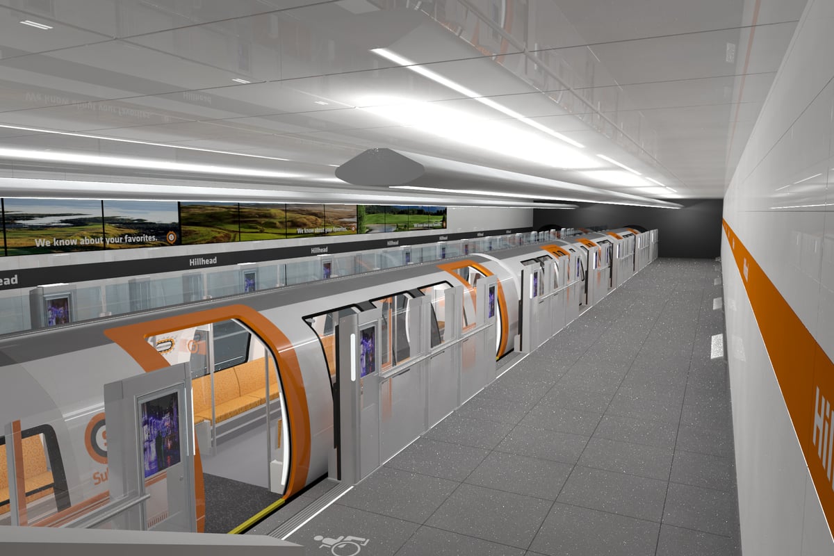 Glasgow Subway: The London Underground style platform doors that will allow trains with no staff on board