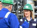 Chancellor Rachel Reeves visited RAF Lossiemouth and the St Fergus gas plant, above, near Peterhead during her trip to Scotland (Picture: Andy Buchanan)