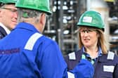 Chancellor Rachel Reeves visited RAF Lossiemouth and the St Fergus gas plant, above, near Peterhead during her trip to Scotland (Picture: Andy Buchanan)