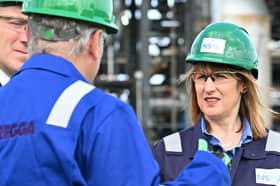 Chancellor Rachel Reeves visited RAF Lossiemouth and the St Fergus gas plant, above, near Peterhead during her trip to Scotland (Picture: Andy Buchanan)