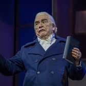 Actor Brian Cox appears in a scene from National Theatre of Scotland play Make It Happen.