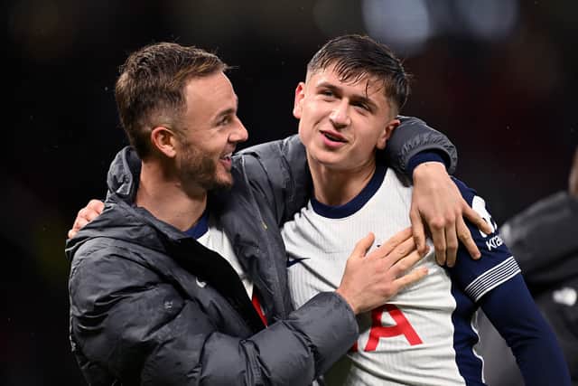 Mikey Moore rubbed shoulders with Spurs first-teamers such as James Maddison last season.