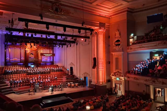 The eight-hour concert at the Usher Hall.