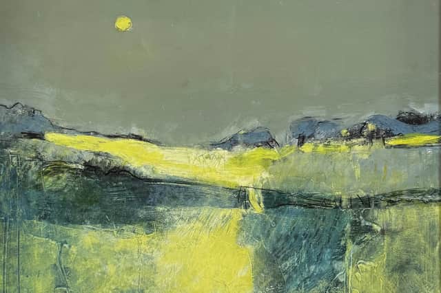Detail from a painting by Georgie Young at the Pittenweem Arts Festival