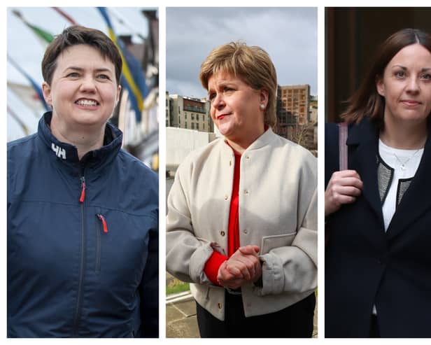Baroness Ruth Davidson, Nicola Sturgeon MSP and Kezia Dugdale