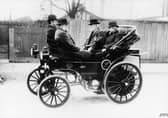 This 1891 Canstatt-Daimler is a car that looks a lot like a horse-drawn carriage that's missing its horses (Picture: National Motor Museum/Heritage Images)