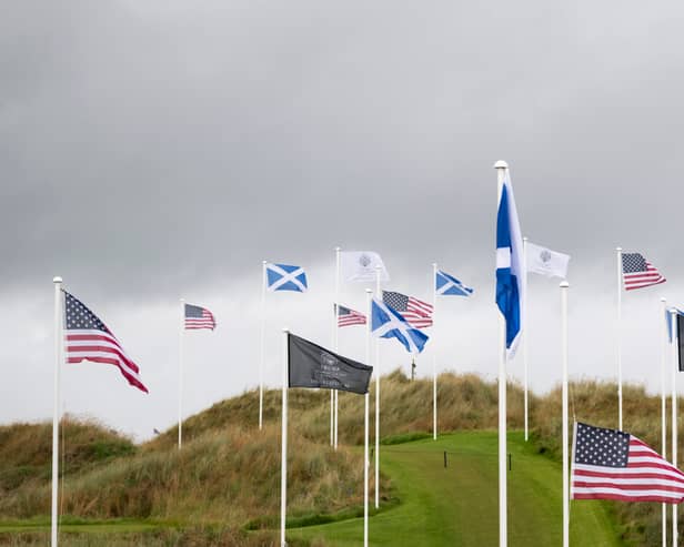 The flags were fluttering at Trump International Golf Links during last week’s Staysure PGA Seniors Championship 