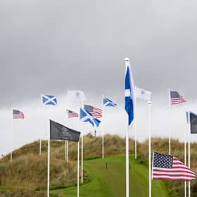 The flags were fluttering at Trump International Golf Links during last week’s Staysure PGA Seniors Championship 