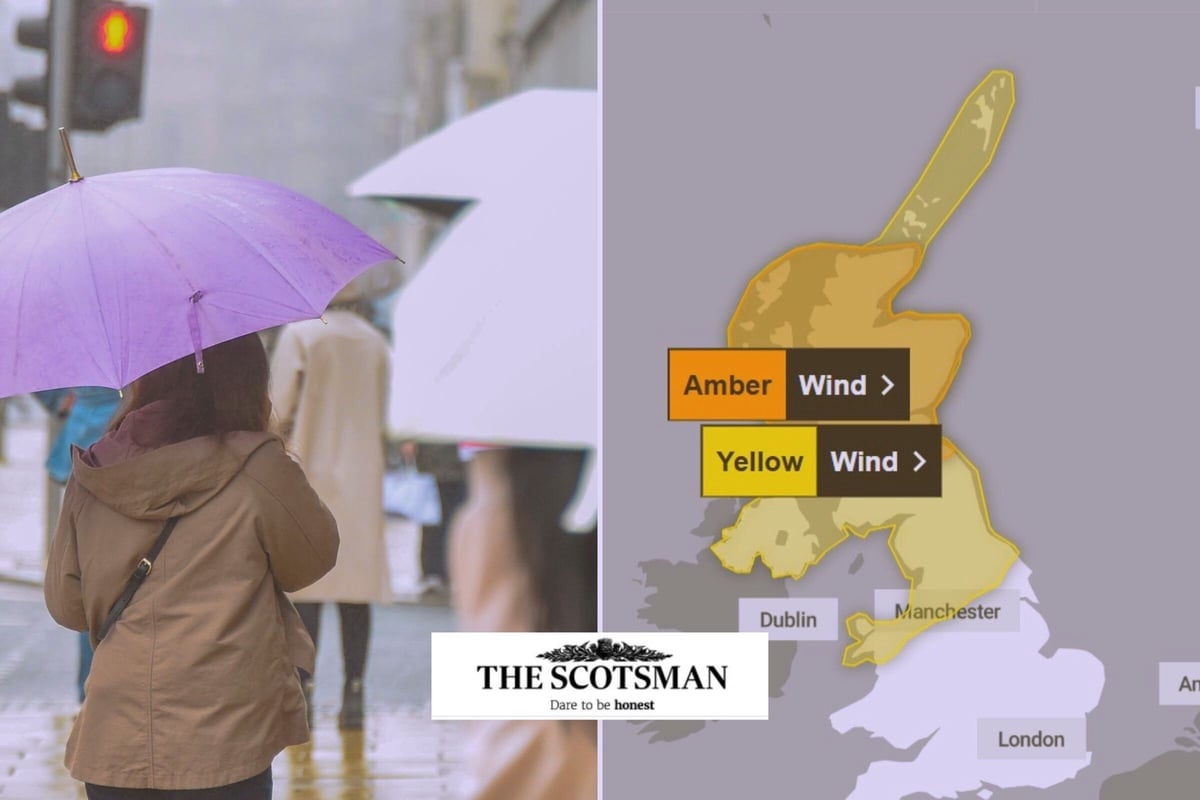 Storm Floris: Live updates of travel disruption and cancellations as 90 mph winds hit Scotland