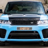The Range Rover SVR has a thunderous V8 soundtrack - and it looks amazing in Baby Blue